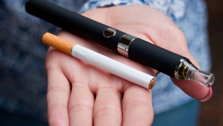 elektronické cigarety namiesto bežných cigariet